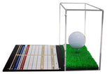 Acrylic Golf Ball Display Case with Turf Base