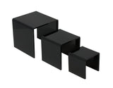 Acrylic Display Risers Nesting 3 Piece Set