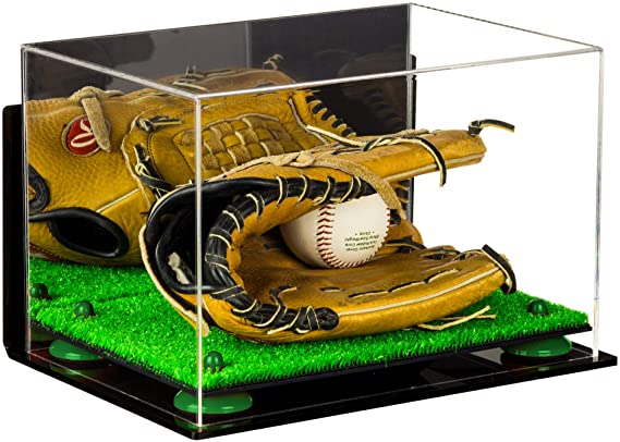 Acrylic Baseball Glove Display Case - Mirror Wall mount (V41/A004)