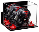Mini/Miniature Football Helmet (not Full Size) Display Case - Mirror Wall Mounts (A003/V45)
