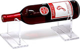 Clear Acrylic Wine Bottle Display Bracket -  Crystal Clear