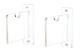 Deluxe Clear Acrylic Hockey Stick Wall Mount Bracket (A023-H-SS)