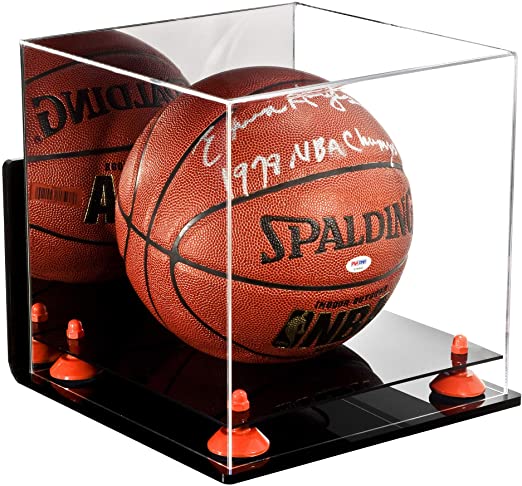 Acrylic Full Size Basketball Display Case - Mirror Wall Mounts (B01/A001)