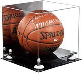 Acrylic Full Size Basketball Display Case - Mirror Wall Mount (B01/A001)