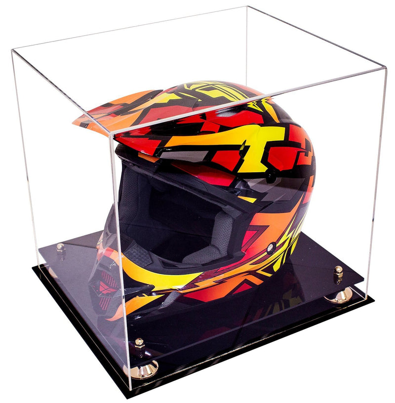 Motorcycle Nascar or Motocross Racing Helmet Display Case - Clear (A024/V61)