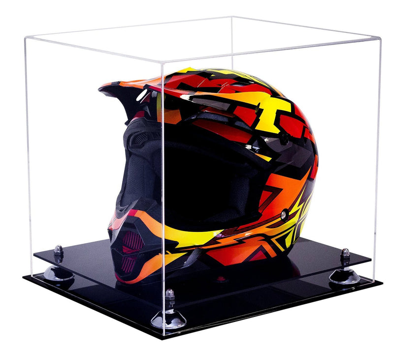 Motorcycle Nascar or Motocross Racing Helmet Display Case - Clear (A024/V61)