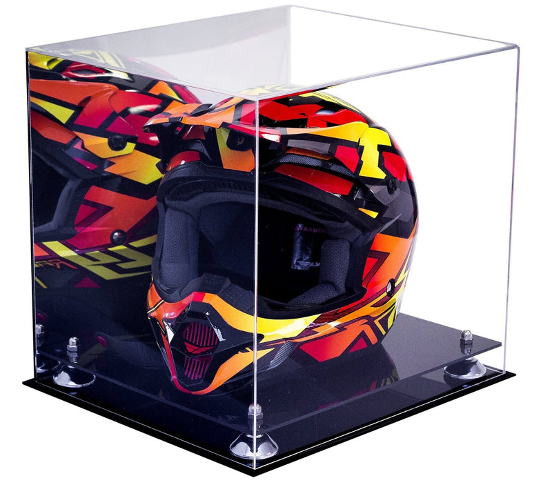 Motorcycle Nascar or Motocross Racing Helmet Display Case - Mirror (A024/V61)