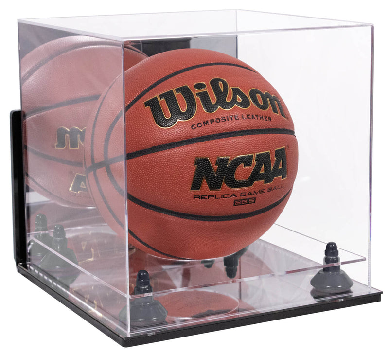 Acrylic Full Size Basketball Display Case - Mirror Wall Mounts (B01/A001)