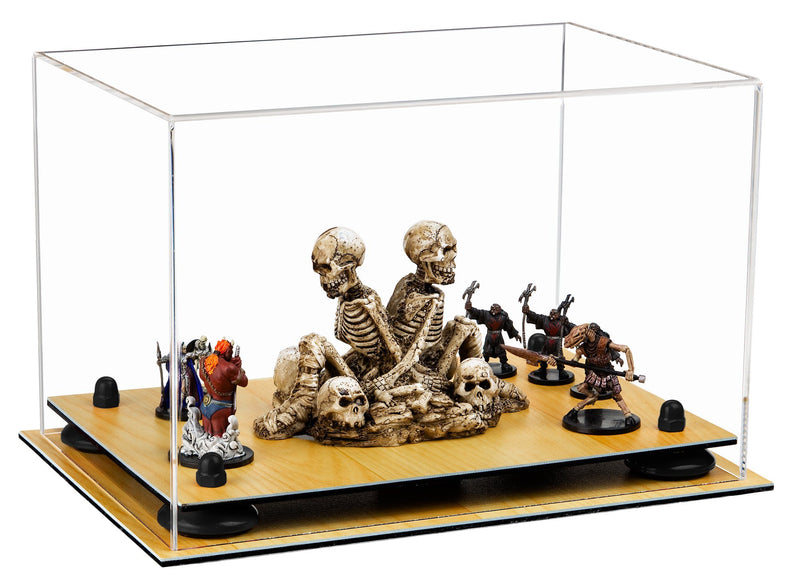 Better Display Cases Clear Acrylic Book Display Case 15.25 x 12 x 8 with Black Base (a026)