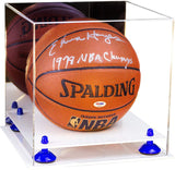 Acrylic Full Size Basketball Display Case - Mirror Wall Mounts (B01/A001)