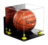 Acrylic Full Size Basketball Display Case - Mirror Wall Mounts (B01/A001)