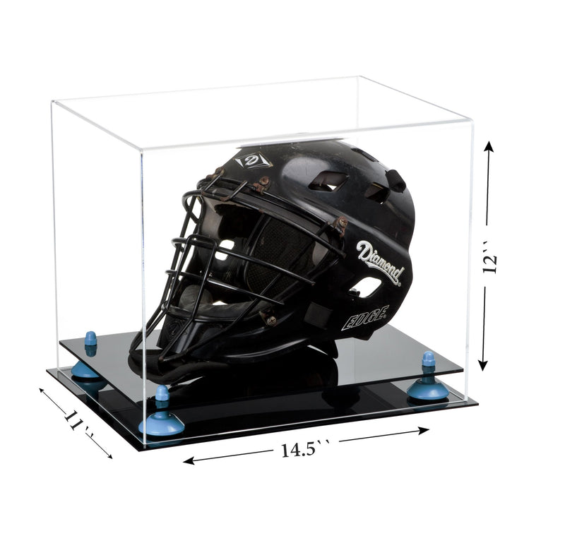 14.5x11x12 Clear Acrylic Catchers Helmet Display Case