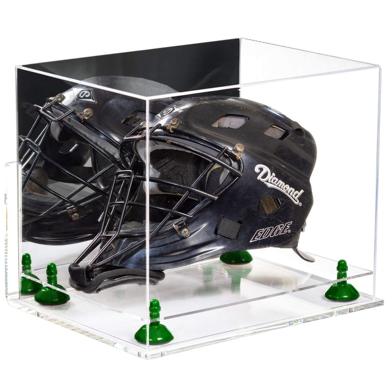 Acrylic Catchers or Goalie Helmet Display Case - Mirror Wall Mounts (V44/A002)