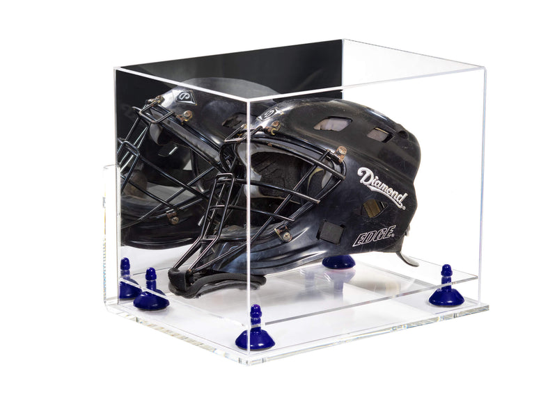 Acrylic Catchers or Goalie Helmet Display Case - Mirror Wall Mounts (V44/A002)