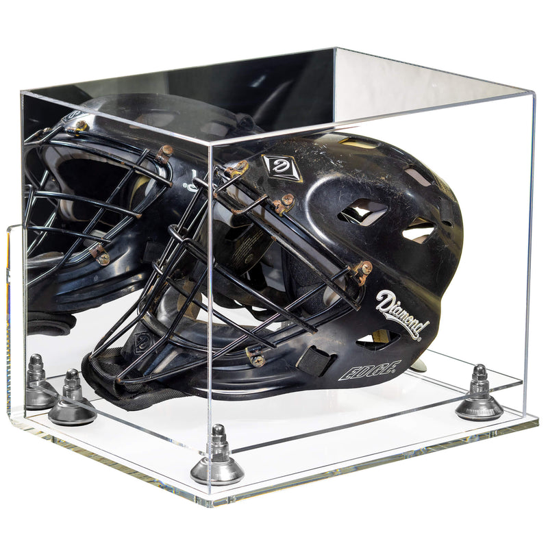 Acrylic Catchers or Goalie Helmet Display Case - Mirror No Wall Mounts (V44/A002)