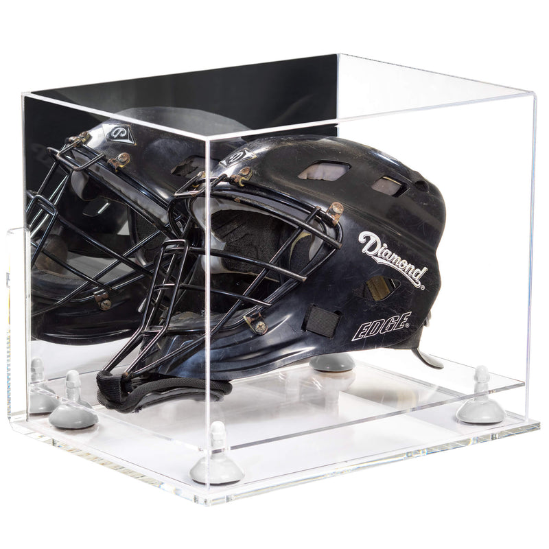 Acrylic Catchers or Goalie Helmet Display Case - Mirror Wall Mounts (V44/A002)