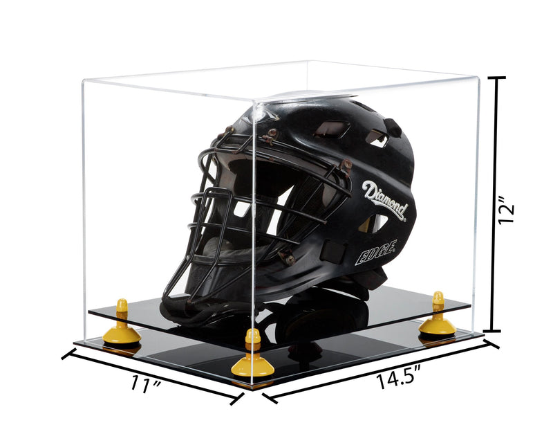 14.5x11x12 Acrylic Catchers Helmet Display Box
