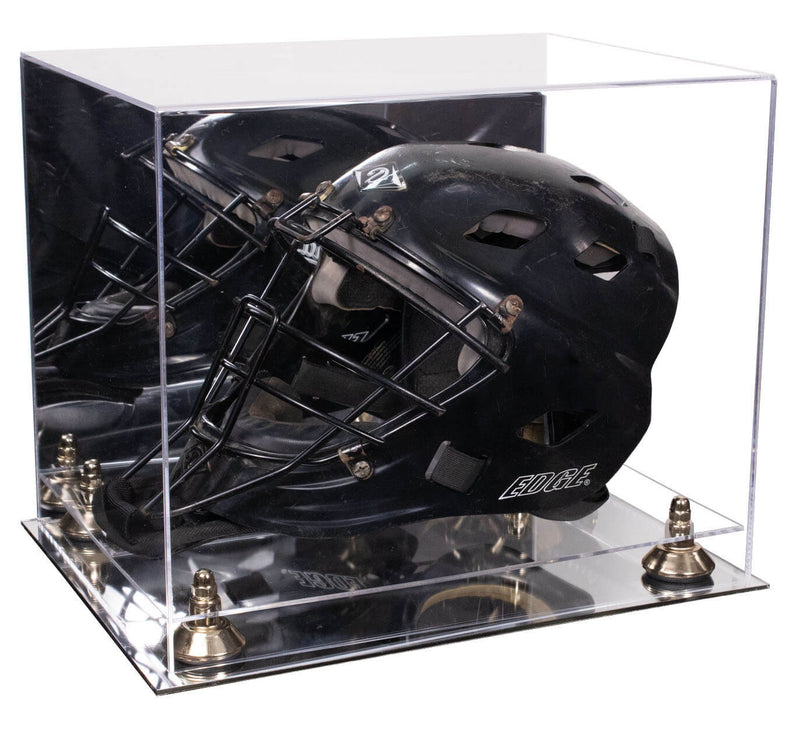 Acrylic Catchers or Goalie Helmet Display Case - Mirror No Wall Mount (V44/A002)