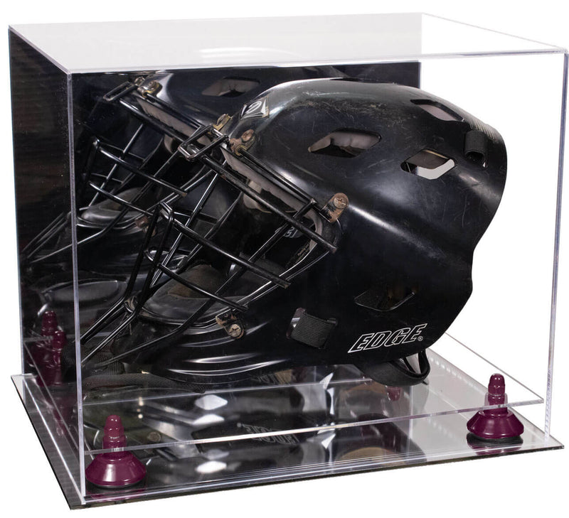 Acrylic Catchers or Goalie Helmet Display Case - Mirror No Wall Mount (V44/A002)