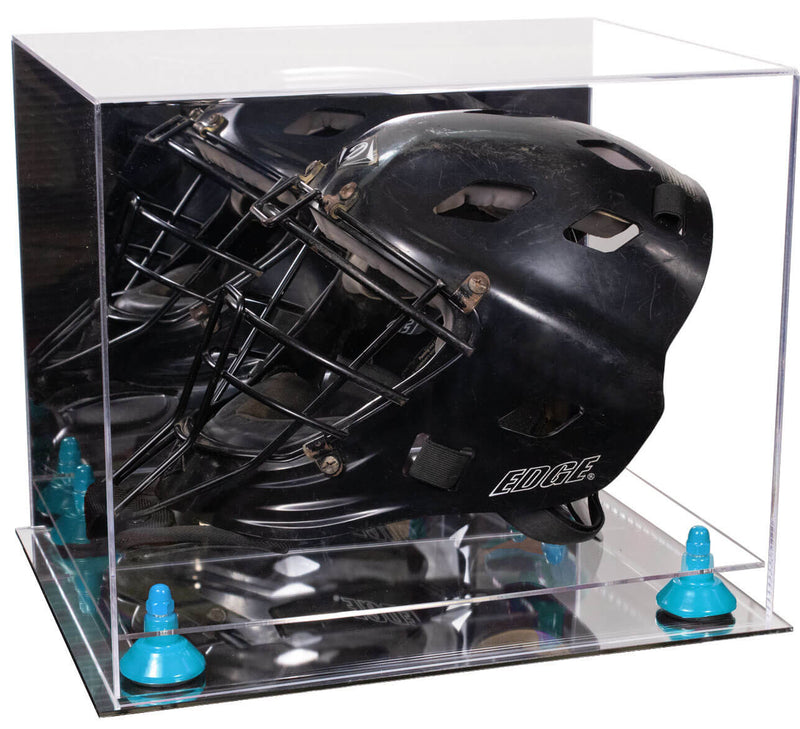 Acrylic Catchers or Goalie Helmet Display Case - Mirror No Wall Mounts (V44/A002)