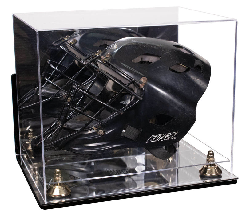 Acrylic Catchers or Goalie Helmet Display Case - Mirror Wall Mounts (V44/A002)