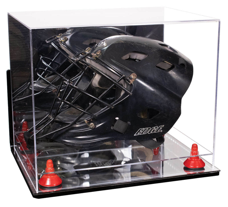 Acrylic Catchers or Goalie Helmet Display Case - Mirror Wall Mounts (V44/A002)