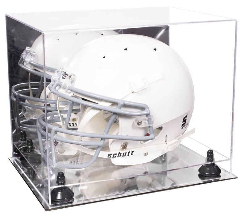 Football Helmet Display Case - Mirror No Wall Mounts (V44/A002)