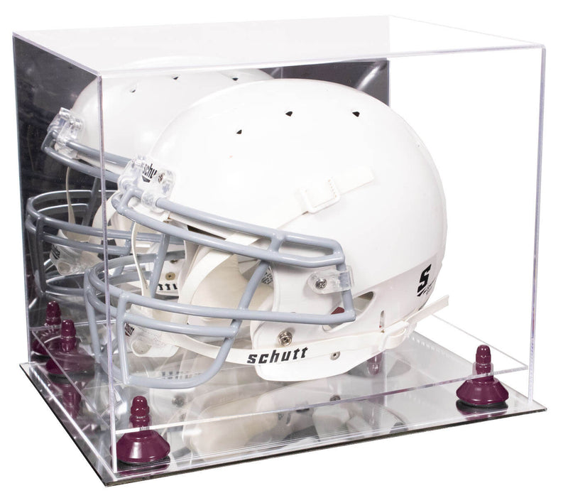 Football Helmet Display Case - Mirror No Wall Mount  (V44/A002)