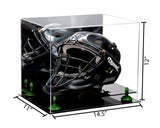 14.5x11x12 Catchers Helmet Display Case with Black Base