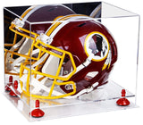 Mirror Red Risers Football Helmet Display Case