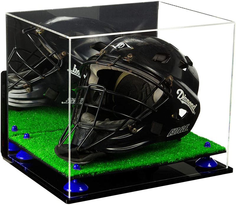 Acrylic Catchers or Goalie Helmet Display Case - Mirror No Wall Mounts (V44/A002)