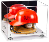 Versatile Acrylic Display Case 14.5 x 11 x 12 - Mirror No Wall Mounts (V44/A002)