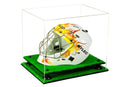 Dustproof clear acrylic display case for collectible display