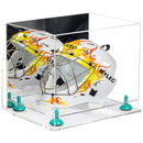 Clear acrylic display case for collectibles by Better Display Cases