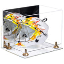 Premium acrylic display case for sports memorabilia and collectibles