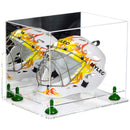 Premium acrylic display case for sports memorabilia and collectibles
