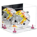 Dustproof clear acrylic display case for collectible display