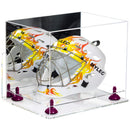 Premium acrylic display case for sports memorabilia and collectibles