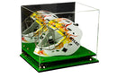 Dustproof clear acrylic display case for collectible display