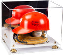 Premium acrylic display case for sports memorabilia and collectibles