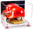 Dustproof clear acrylic display case for collectible display