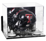 Mini/Miniature Football Helmet (not Full Size) Display Case - Mirror Wall Mounts (A003/V45)