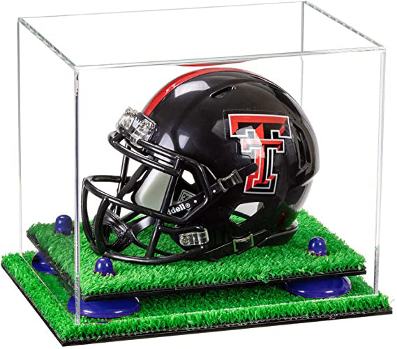 Mini/Miniature Football Helmet (not Full Size) Display Case - Clear (A003/V45)