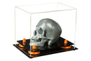 Clear acrylic display case for collectibles and memorabilia