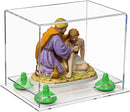 Dustproof clear acrylic display case for figures, models, and collectibles