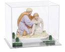 Dustproof clear acrylic display case for figures, models, and collectibles