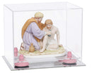 Clear acrylic display case for collectibles and memorabilia