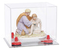 Dustproof clear acrylic display case for figures, models, and collectibles