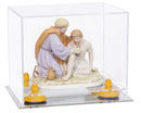 Dustproof clear acrylic display case for figures, models, and collectibles