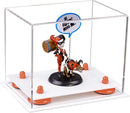 Dustproof clear acrylic display case for figures, models, and collectibles